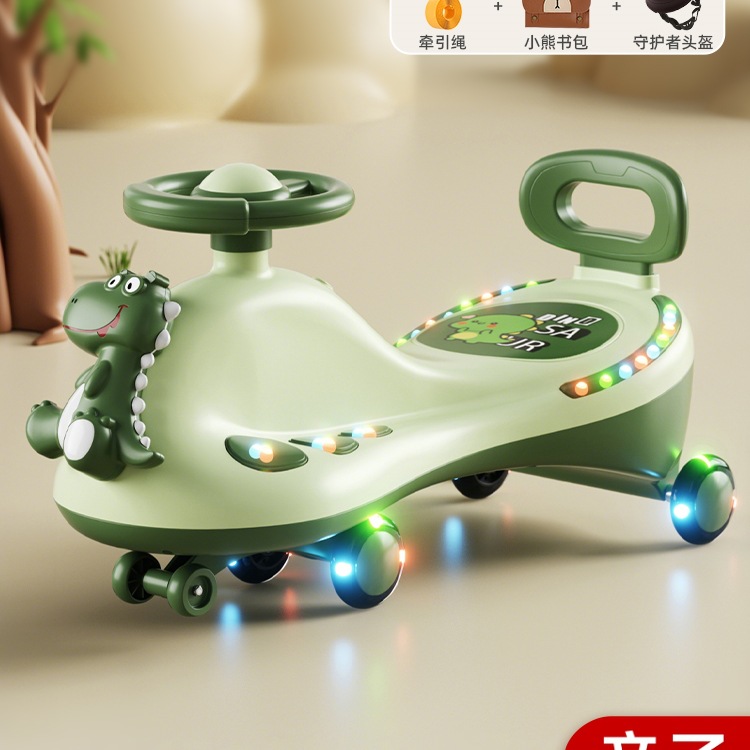 Twisting Car 1 to 3 Years Old Swinging Male and Female Baby 2025 New Anti-Rollover Toy Car