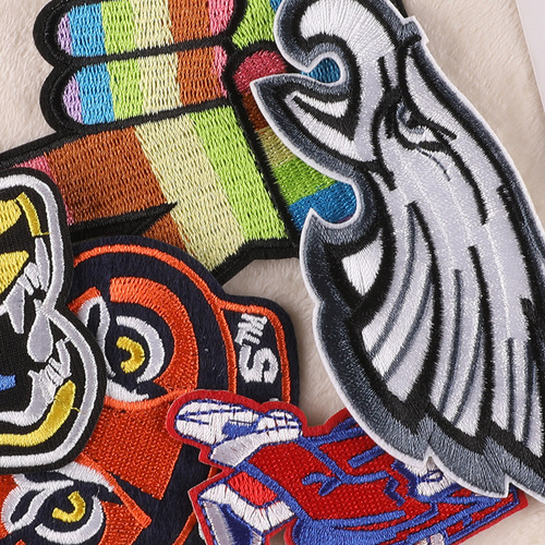 Lixin Embroidery Computer Embroidery Label Clothing Accessories Animation Embroidery Patch Cloth Badge Cross-border Supply Cloth Sticker