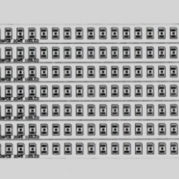 2835铝基板96灯1.2米24串4并数控电V割铝基板pcb电路板电路板打样