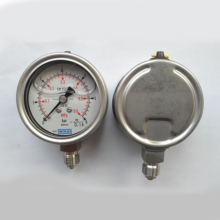德国进口wika威卡不锈钢安全型压力表/232/233.50.100