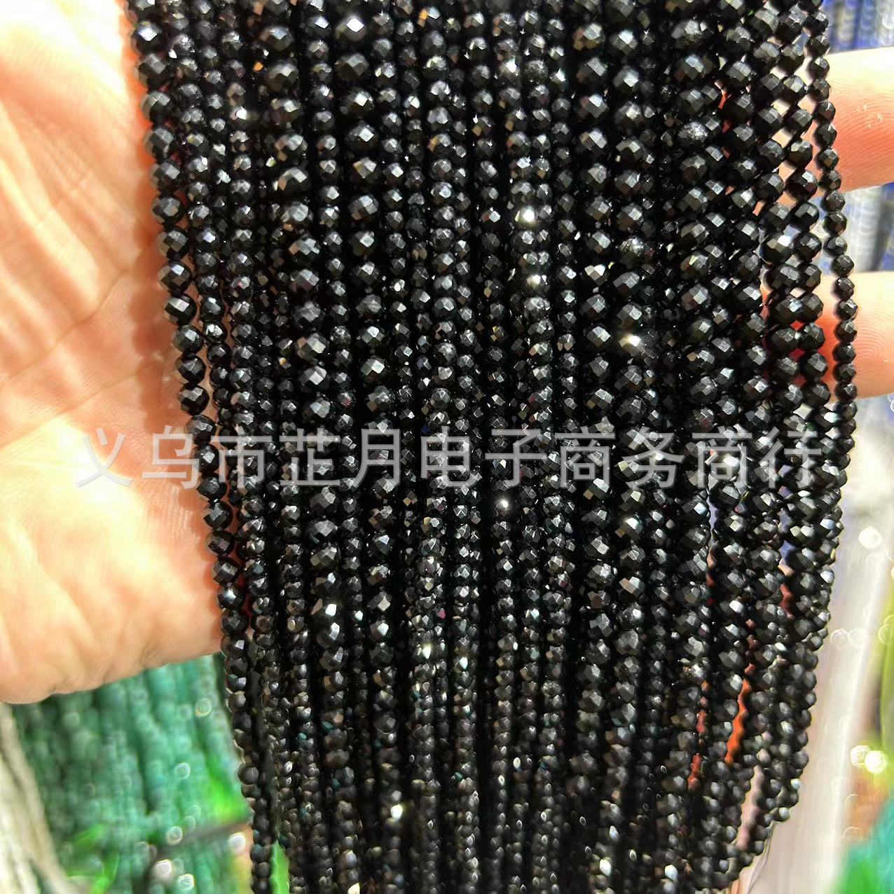 Pequeñas cuentas 2mm3mm4mm facetas todo tipo de ágata Cristal de piedra natural granos sueltos DIY joyería pulsera collar