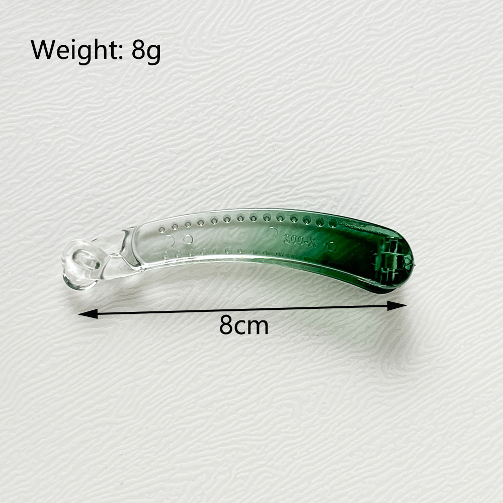 Clip a banana trasparente, piccolo volume per capelli, clip per coda di cavallo, clip verticale costante, piccola forcina per capelli, accessori per capelli della Corea del Sud, clip per torsione sulla parte posteriore della testa_voghion.com