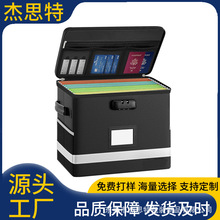 亚马逊防火手提箱带锁的防火文件收纳盒便携式带手柄用于悬挂信件