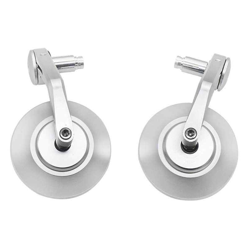 Espejo retrovisor CNC para manillar de motocicleta retro modificada Super Soco BenDa 250, Young Lion, para Niu U+B, Latte