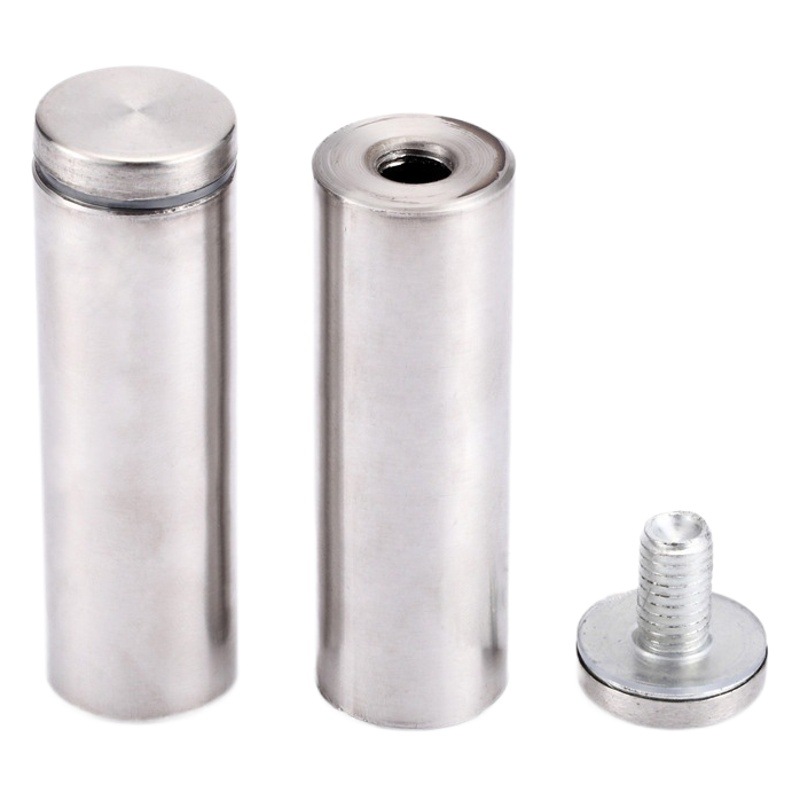 Tornillo de publicidad de acero inoxidable acrílico publicidad de uñas cartelera decorativa espejo de uñas de vidrio de uñas suministro directo de fábrica