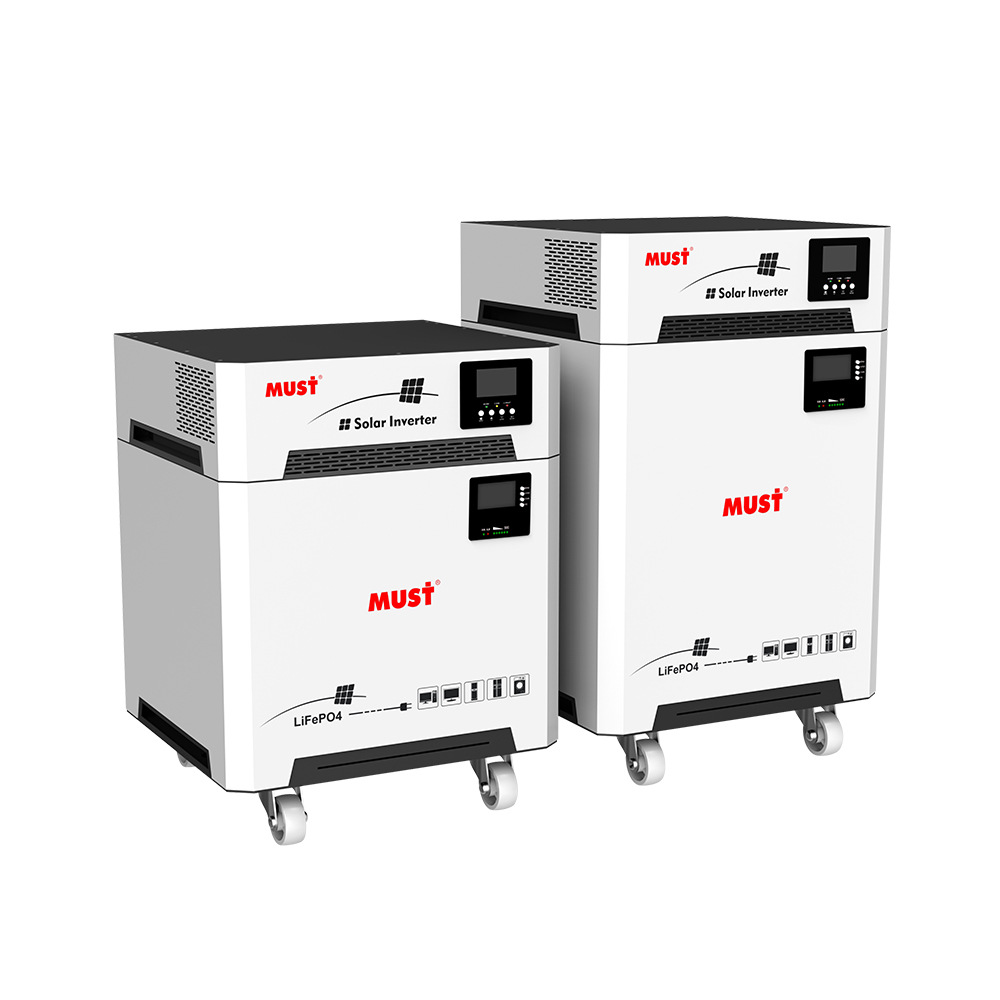 MUST光储一体机51.2V/200AH磷酸铁锂电池+5.2KW逆变器内置MPPT