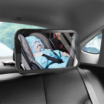 Large field of view rear view auxiliary mirror rearview mirror 360 ° rotating