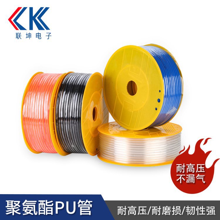 PU气管8mm 气泵空压机透明12*8抗高压8*5气管 10*6.5 6*4气动软管