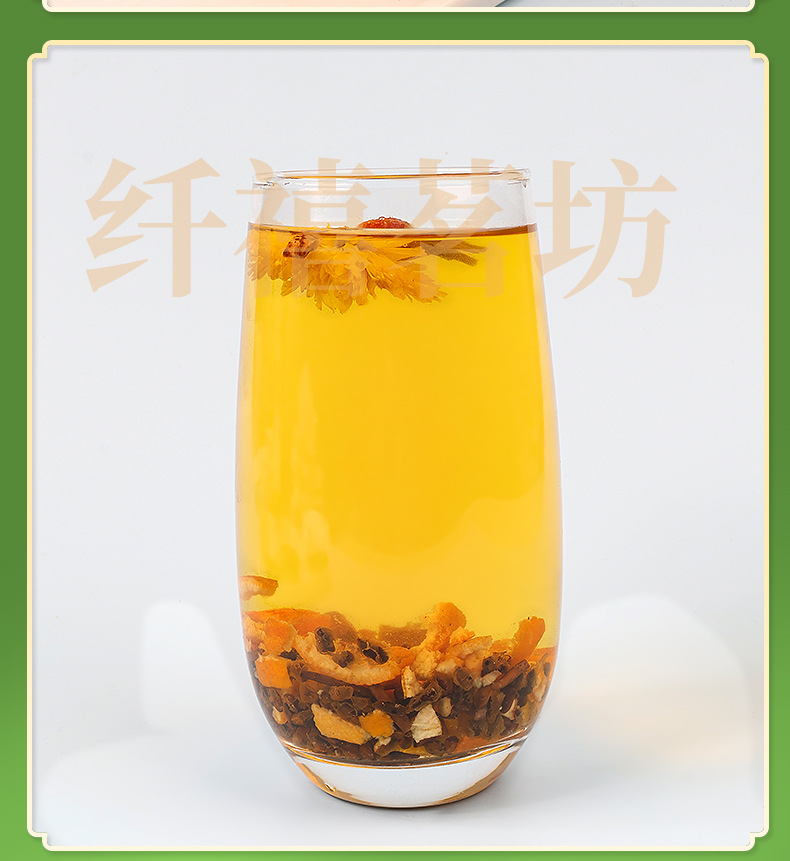 Dandelion Goji Chrysanthemum Tea 12g x 12 Teabags Caffeine Free Herbal Blend for Daily Wellness in use