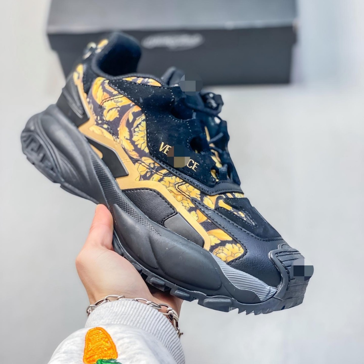 High-quality original cross-border foreign trade sneakers, dad shoes, Fasai couple's casual sports shoes, low-top thick-soled sneakers