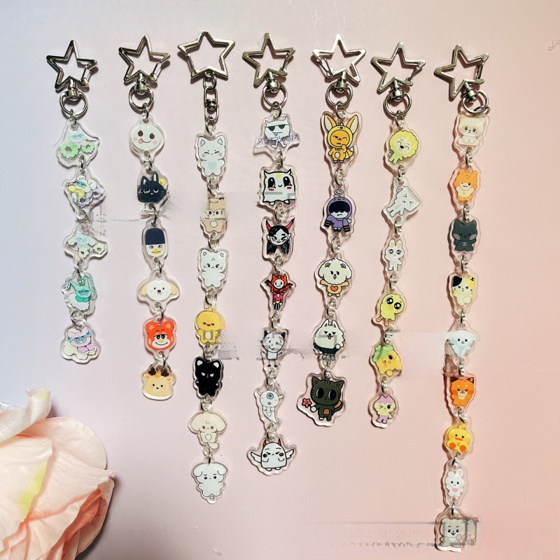 Ajens Star Han Yichun Keychain Cute Double-Sided Cartoon Newrizze Acrylic Merchandise Zb1 Doorman Ajens Star Han Yichun Keychain Cute Double-Sided Cartoon Newrizze Acrylic Merchandise Zb1 Doorman