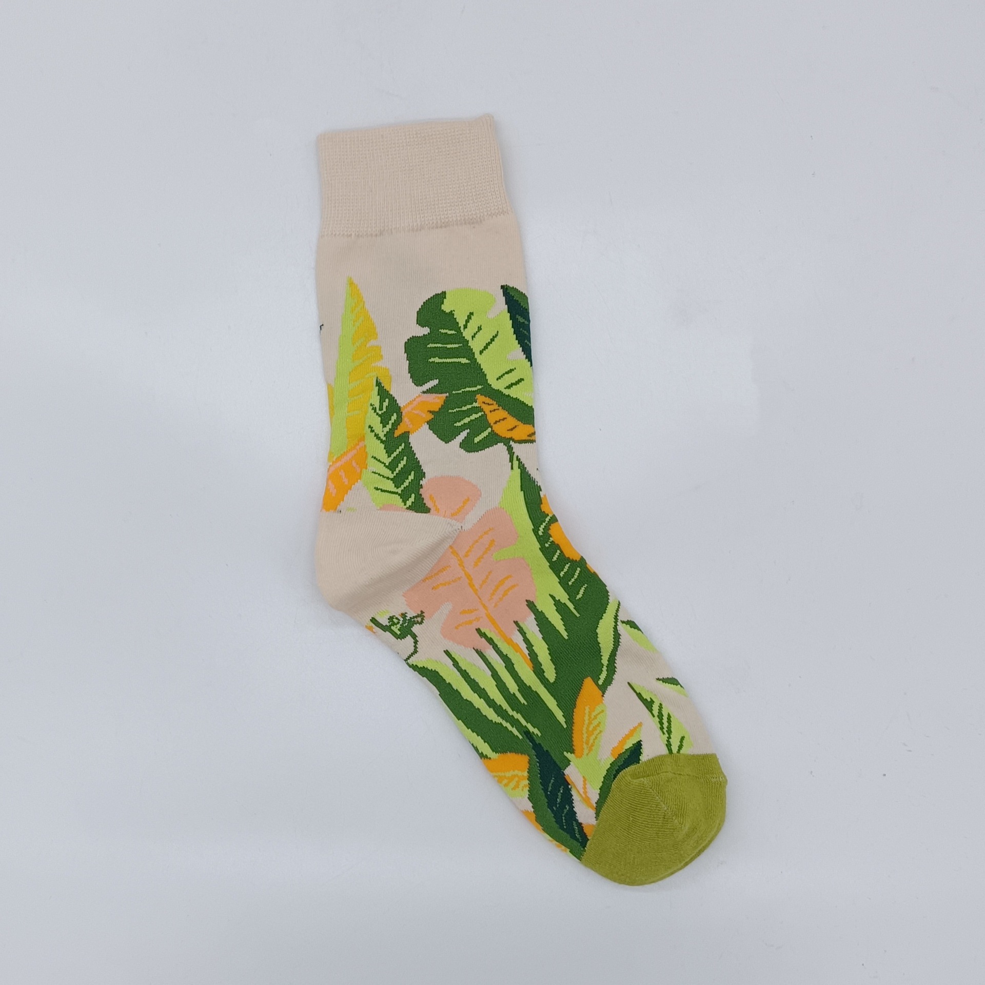40g Weight Socks Classification Socks Lingerie Type Cotton Fabric Type A Pair Quantity Holiday, Daily Occasion Sweatproof Function Floral Pattern All Seasons Season Unisex Gender Simple Style Style Unisex Simple Style Floral Cotton Crew Socks A Pair 14