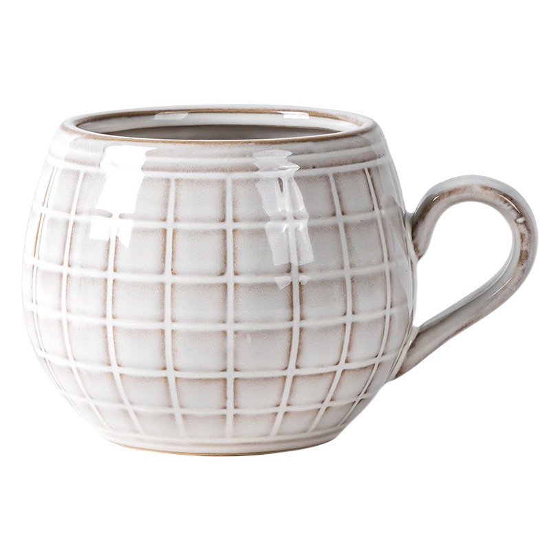 De alta apariencia taza de beber Taza de cerámica taza de pareja de gran capacidad taza de café de avena taza de leche creativa al por mayor