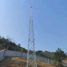 三管通讯塔5G信号塔单管塔基站电信塔一体化铁塔通信塔抱杆天线塔