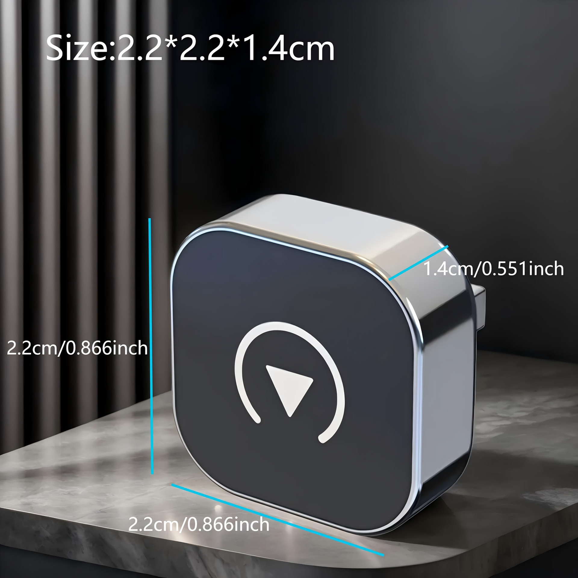 New car-mounted wireless CarPlay box, smart screen projection converter 2-in-1 Android Autocarplay box