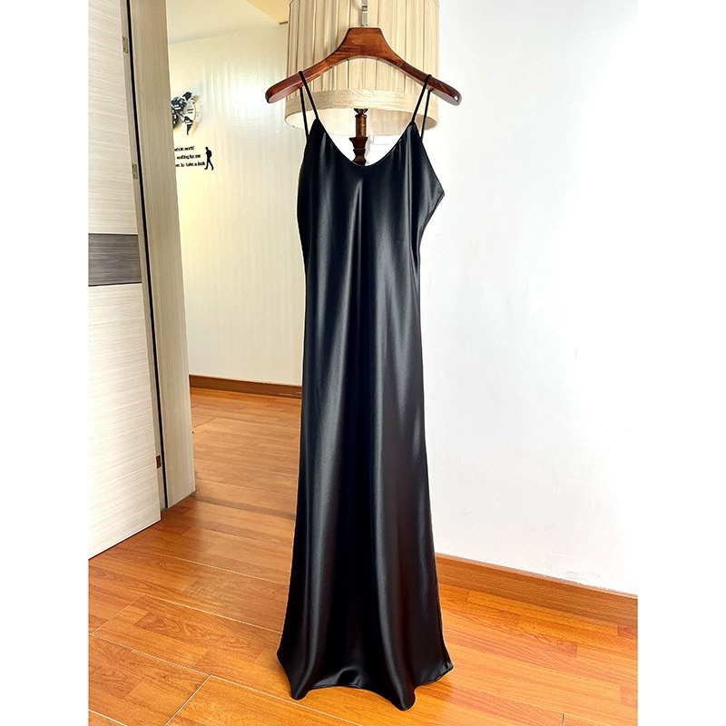 Твидовое платье с V-образным вырезом для женщин, новый летний стиль, элегантное с внутренней драпировкой, утягивающее, миди-юбка на бретелях