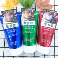 Шелковый весенний мужской чистый и увлажняющий Oil Control Cleanser 130 мл аминокислоты Pore Net Che Black Head Shampoo