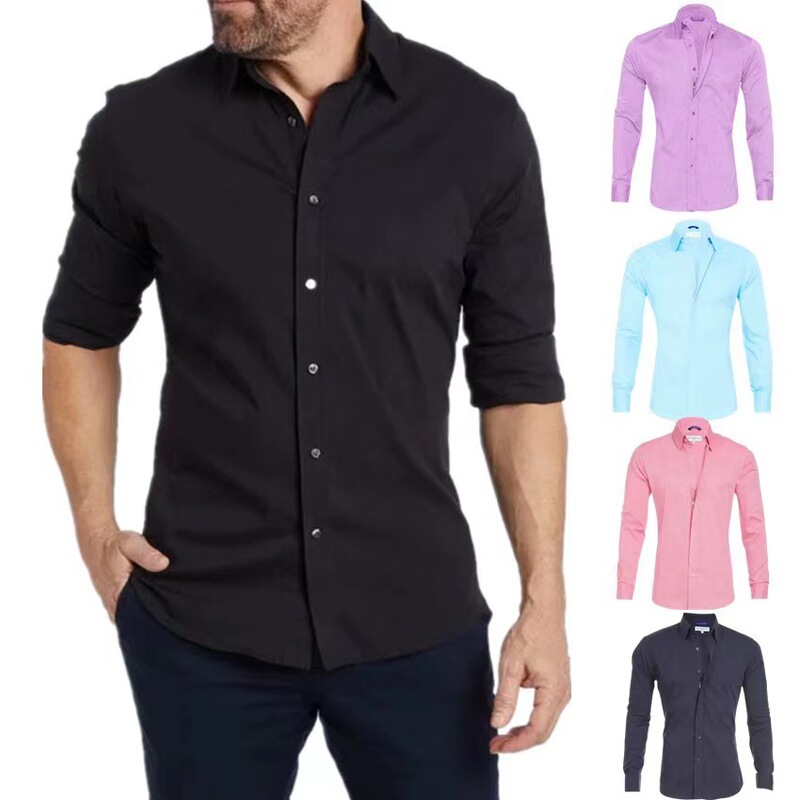 Plus size 2023 Amazon new men's shirt casual button zipper shirt long sleeve beach linen shirt Plus size 2023 Amazon new men's shirt casual button zipper shirt long sleeve beach linen shirt