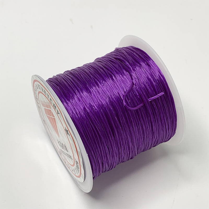 Cordón de pulsera de alta calidad de alambre plano elástico, cordón de cuentas resistente al desgaste, cordón de juego de alta elasticidad, cordón especial para pulsera