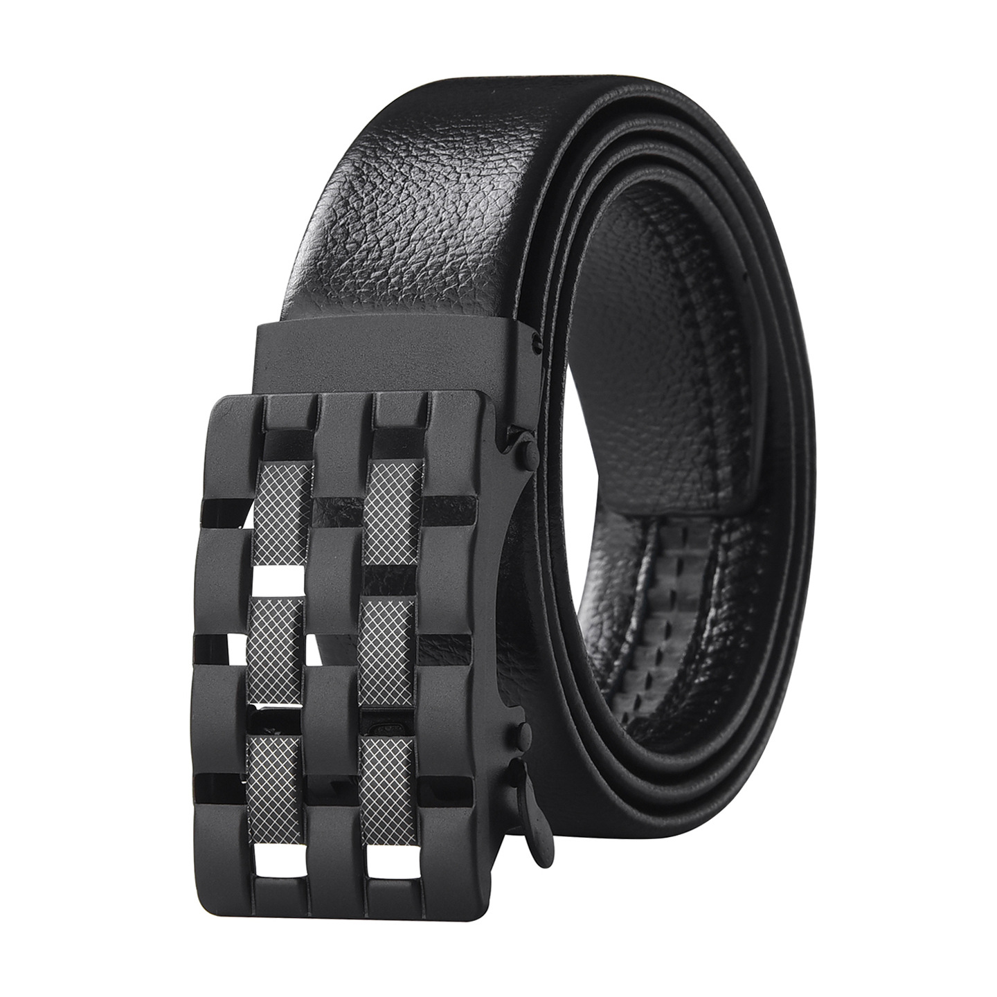 Black Buckle Dot Litchi Ribbon (en inglés)