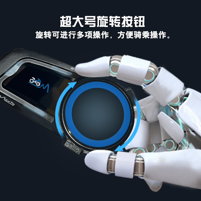 Maxto Helmet Bluetooth Headset Fully Automatic Mesh Networking 1000.8m People Intercom M6S Bluetooth Headset