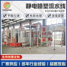 噴漆烘干流水線 烘干隧道吊掛式軌道線 噴塑設備 靜電噴塑設備