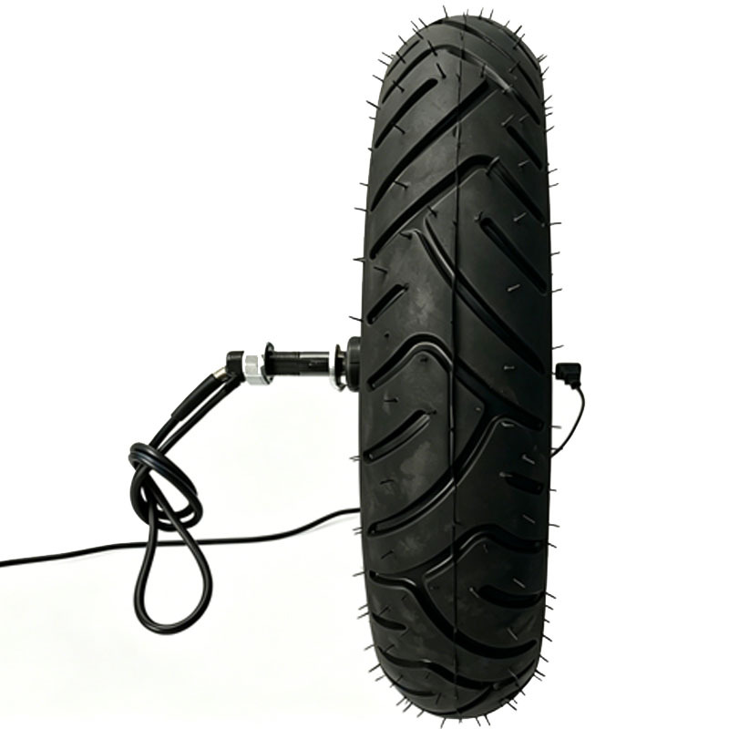 FomaTrade 16 pulgadas de diámetro 400 ancho de neumático 80 motor de rueda de alta potencia motor de automóvil eléctrico especial resistente al desgaste