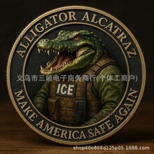 �羳��ƷAlligator Alcatraz Inmate Mugshot Coin���_�ּo���