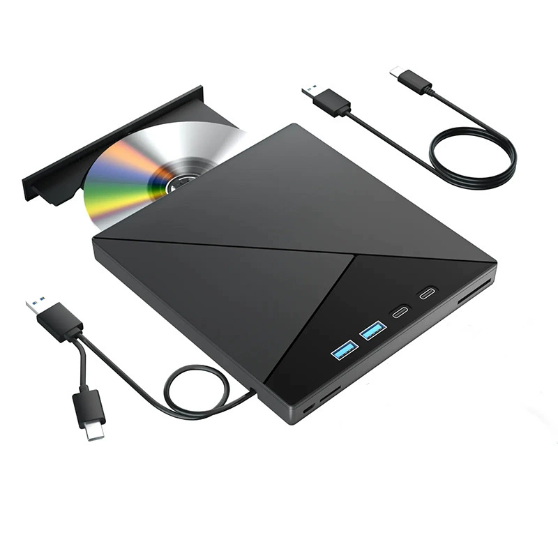 7-in-1 multi-function external optical drive USB Type-C burner laptop mobile DVD hub