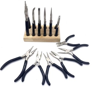 Winding Pliers Round-mouth Pointed-mouth Flat-nose Pliers Nunnier Pliers Handmade Jewelry Needle Pliers Set Ornament Beading Tool