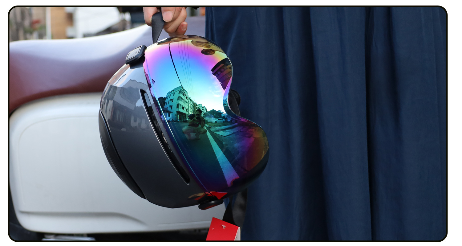Suitable for Mavericks Niulife Niu Xn-07 Motorcycle Electric Vehicle Helmet Lens Goggles Mask Universal Accessories