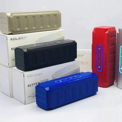 Koleer s813 bluetoothスピーカー屋外無線携帯サブウーファ創意カラーライトコンピュータデスクトップオーディオ