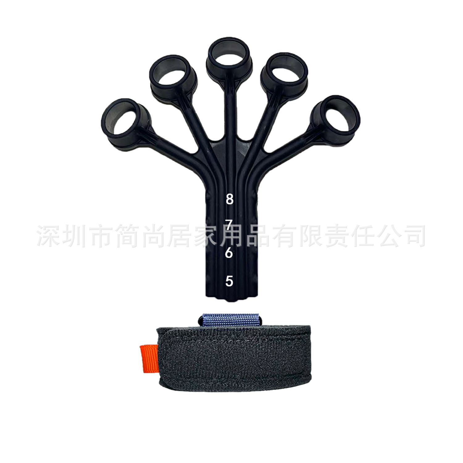 검은 색 (큰 장력 값)