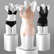 内衣胸模泳裤商用灯模衣模特塑料半身摆件白色体内充电模型