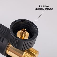 Cross-border Wholesale: Transparent High-Pressure, Large-Capacity 1/4" Quick-Connect Car Wash Water Gun & Foam Can with Stainless Steel Foam Generator