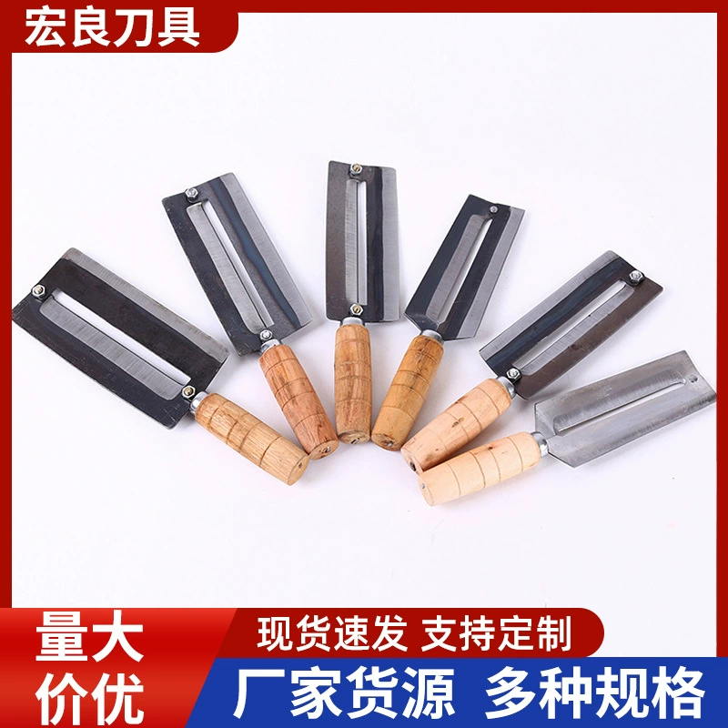 Нож для очистки сахарного тростника Zhizhong 2025 из углеродистой стали, специальный инструмент для очистки ананасов для фруктовых магазинов, различные модели, устойчивый к коррозии