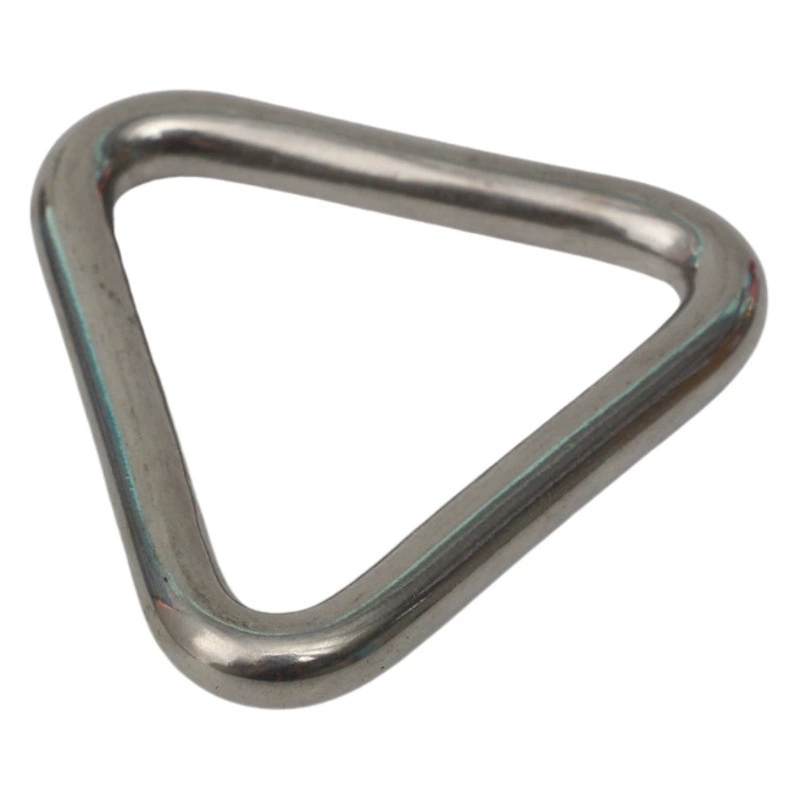 304 нержавеющая сталь треугольная Пряжка треугольная подвесная Пряжка Гальваника полукруглый рот треугольное кольцо Пряжка Аппаратные аксессуары для багажа