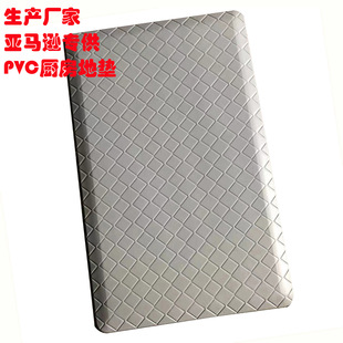 Amazon 12mm imitation PU beveled kitchen floor mat buffer anti-fatigue floor waterproof non-slip office standing mat
