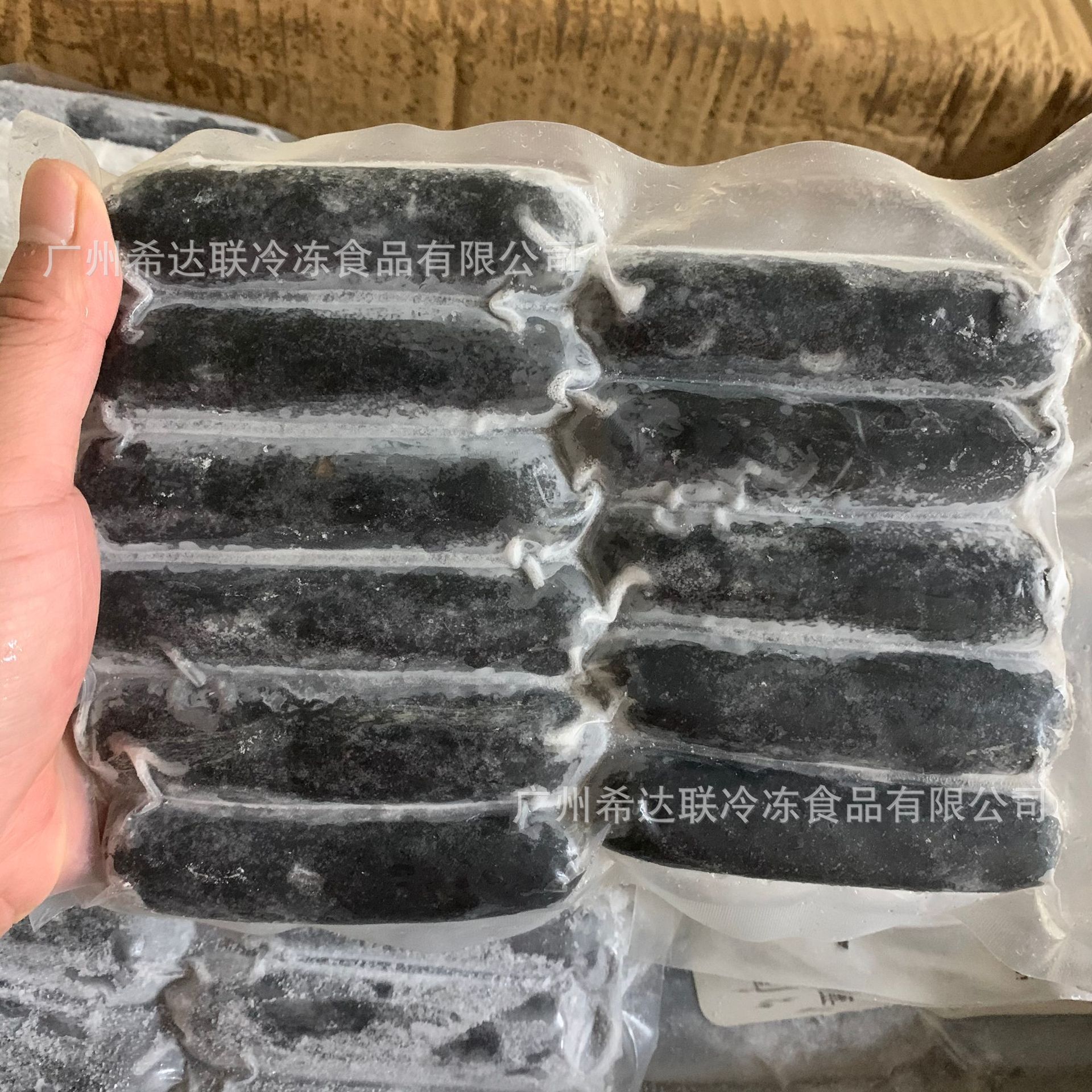 Bohe fishing port cuttlefish sausage 500 g/bag black ink cuttlefish sausage seafood hot pot frozen cuttlefish sausage
