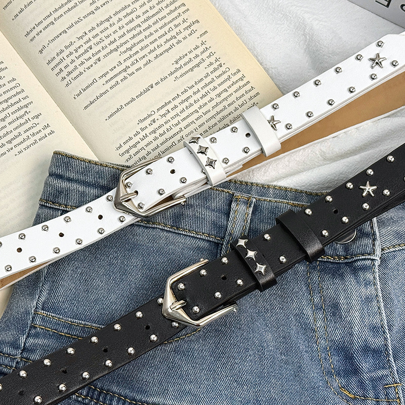 Women's Y2K Belt 2025 New Style Jeans Short Skirt Belt Women's Advanced Design Sense Niche Trend