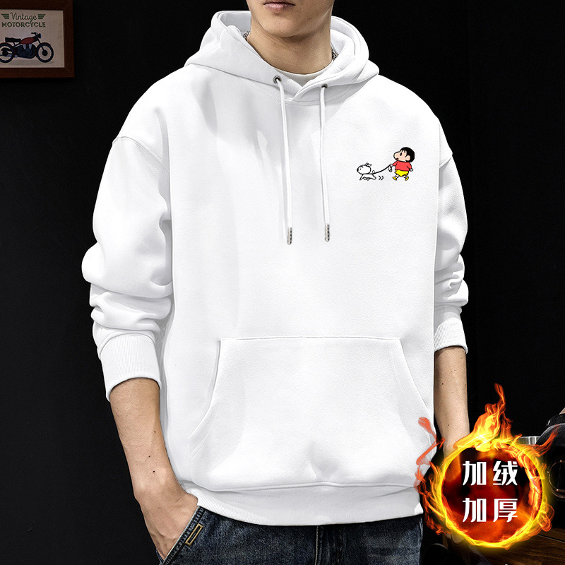 Chaqueta encapuchada masculina primavera y otoño marca de moda americana chaqueta de peso retrogrado chaqueta de pareja casual suelta camisa con sombrero de manga larga