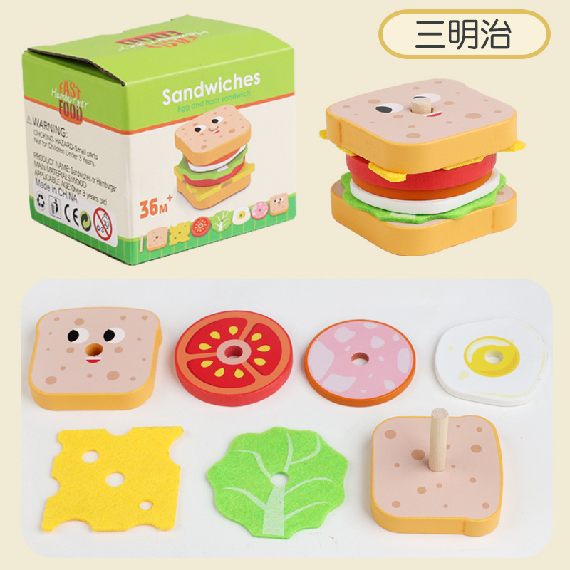 Juguetes de cocina de madera realistas para niñas, con horno, diversión para cortar pizza, juguetes educativos para edades de 3 a 6 años.
