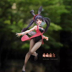 アニメデート大作戦立ち姿時崎狂三兎女美少女フィギュアデスクトップ置物