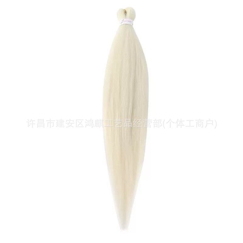 PVC fibra química de baja temperatura fluffy EZ trenza grande trenza fácil trenza image 11