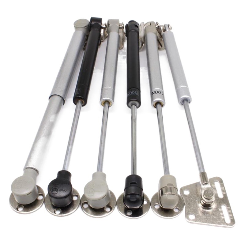 Gabinete negro abatible puerta Barra de presión de aire soporte de aire resorte de aire amortiguador retráctil soporte abatible soporte de amortiguación Mute