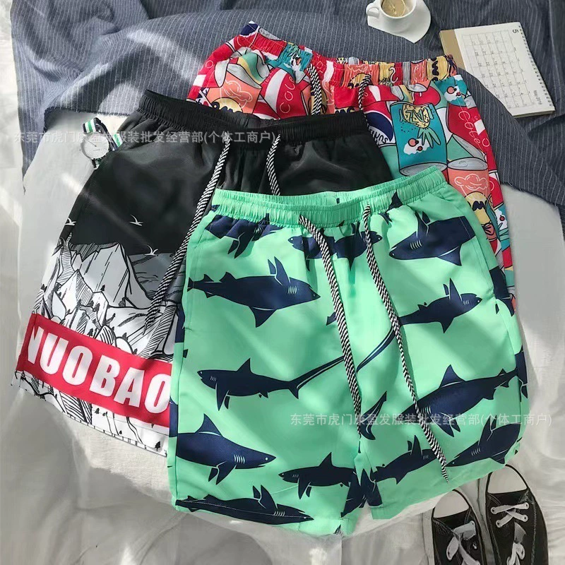 2024 Летняя внешняя торговля быстрые сухие мужские укороченные брюки оптом дрейфующие шорты для серфинга