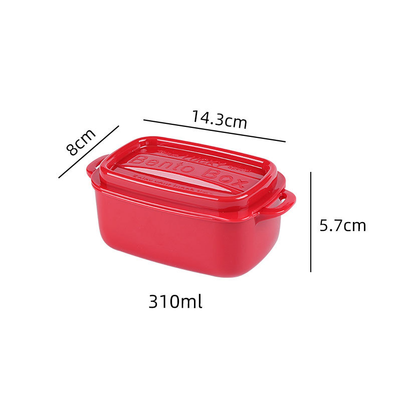 Caja de almuerzo rectangular caja de almuerzo de calefacción por microondas al por mayor trabajador de oficina estudiante niños cantina japonesa caja de almuerzo