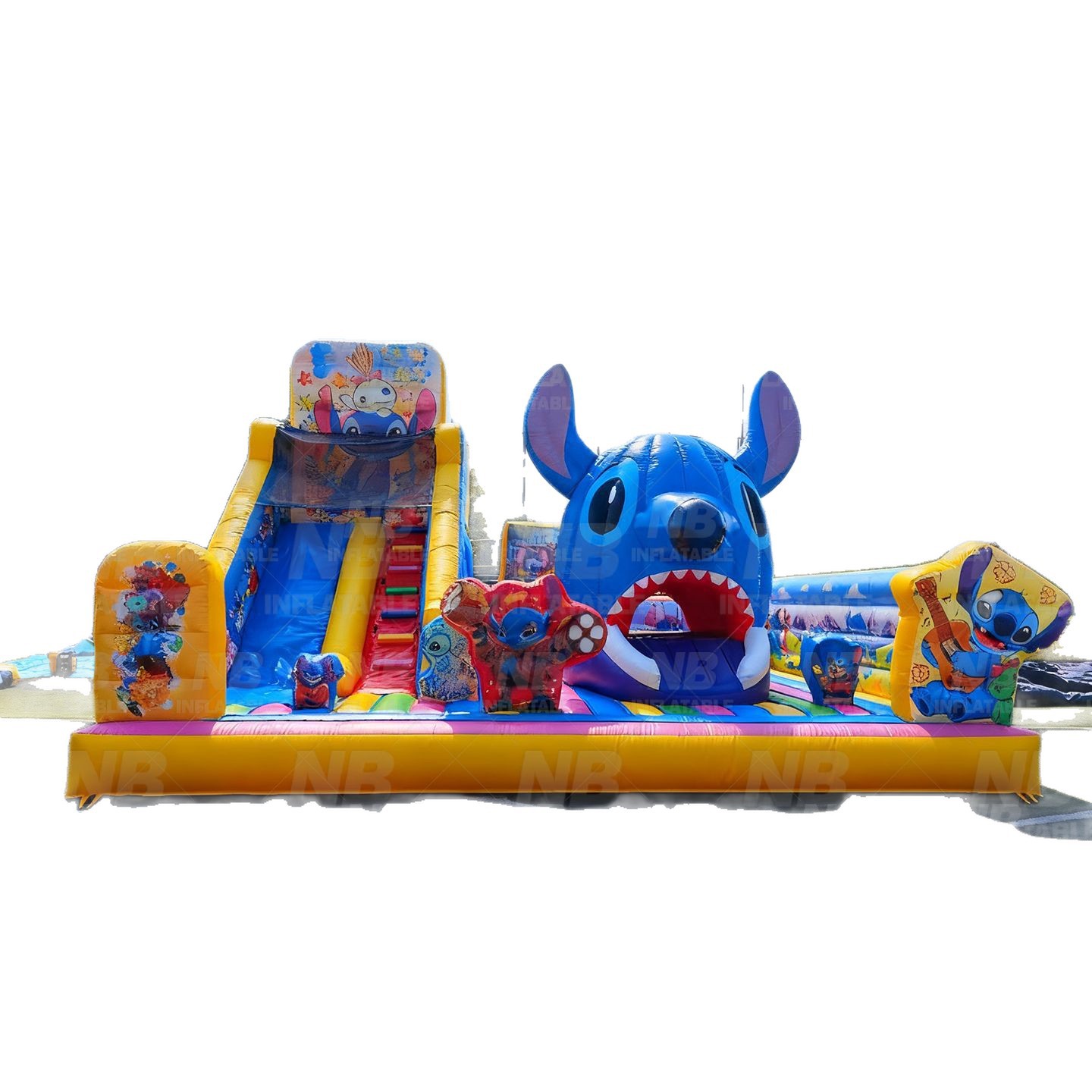 Gran castillo inflable al aire libre para niños saltando cama saltando cama deslizante juego puesto equipo de actividad centro comercial Fuerte travieso