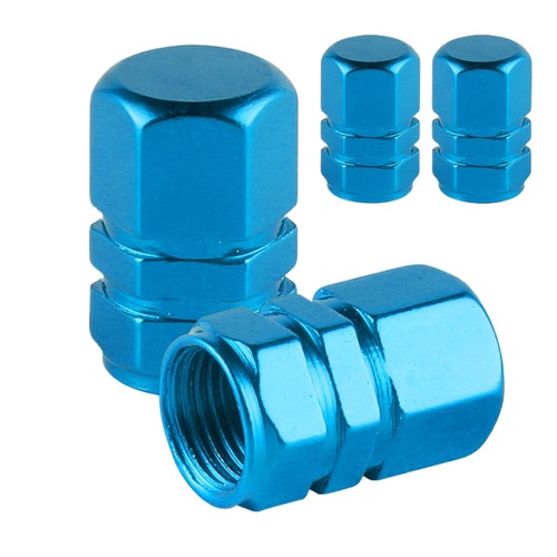 Personalized Tire Hexagonal Cap Aluminum Valve Cover Cap Car Motorcycle Valve Cap American Style Cover In Stock