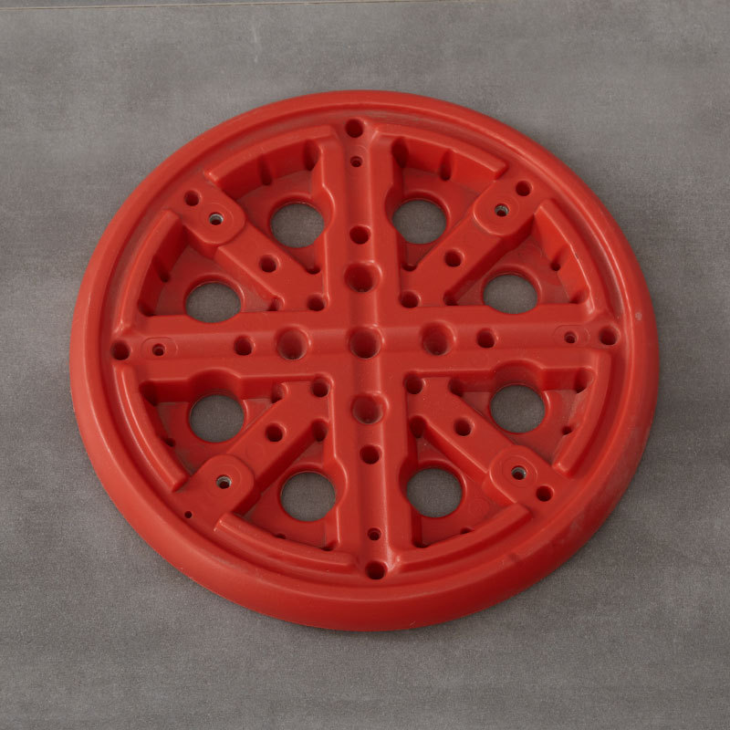 加厚8孔塑料凳子面板凳面圓凳面板鐵鋼筋凳八孔凳面配件